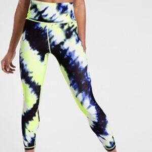 Athleta Elation 7/8 Tye-Dye High Waist Leggings